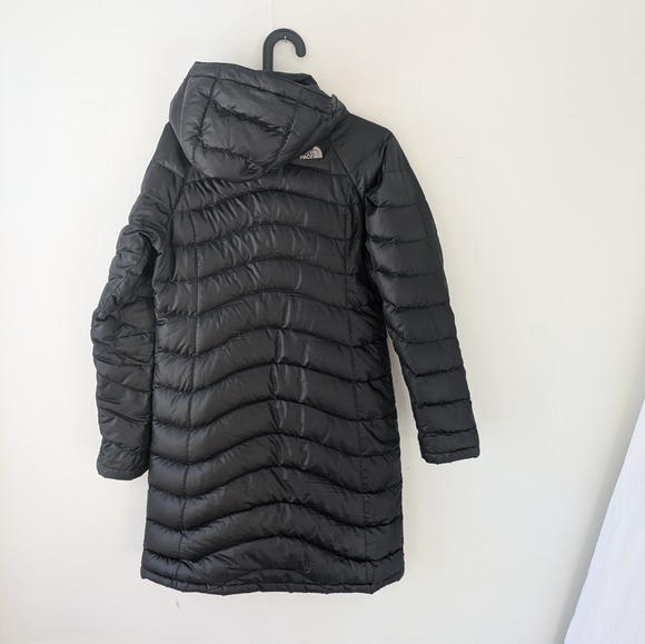 2011 The North Face 600 Women's Black Hooded Down Puffer Coat - Picture 2 of 16